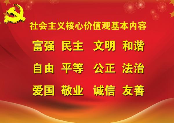 社会主义核心价值观：富强、民主、文明……