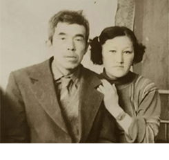 徐洪慈和他的蒙古国妻子奥永